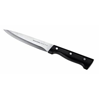 Nůž ocelový, 20cm, černý, 1ks, SOLITO, univerzální, MG Home