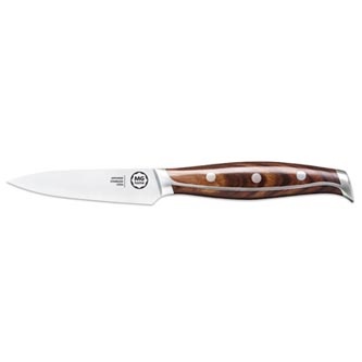 Nůž ocelový, 9cm, hnědý, 1ks, QUESTO, ideální pro loupání zeleniny, MG Home