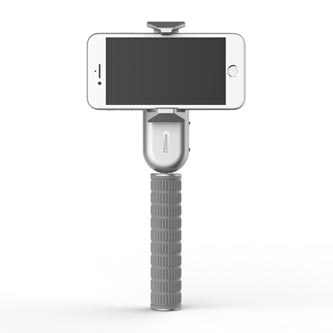 Gimbal, pro smartphony, jednoosý (360°), šedý, 2600mAh, gyroskopický držák, WEWOW