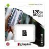 Kingston paměťová karta Canvas Select Plus, 128GB, micro SDXC, SDCS2/128GBSP, UHS-I U1 (Class 10), A1
