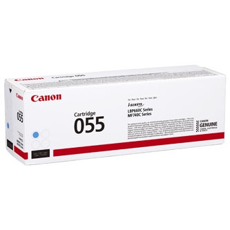 Canon originální toner 055 C, 3015C002, cyan, 2100str.