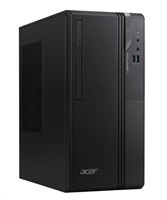ACER PC Veriton VES2735G - i3-9100, 4GB DDR4, 256GB SSD, UHD Graphics 630, DVD, 180W, W10H, černá