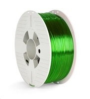 VERBATIM 3D Printer Filament PET-G 1.75mm, 327m, 1kg green transparent