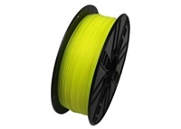 GEMBIRD Tisková struna (filament) PLA, 1, 75mm, 1kg, fluorescentní, žlutá