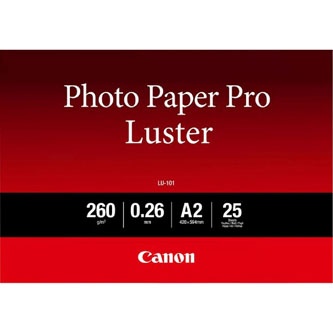 Canon LU-101 Photo Paper Pro Luster, LU-101, foto papír, lesklý, 6211B026, bílý, A2, 16.54x23.39