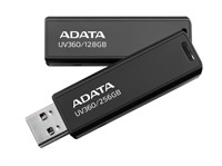 ADATA Flash Disk 128GB UV360, USB 3.2 Gen1, Kovový , černá