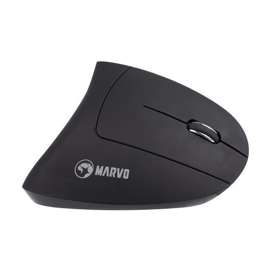 Myš bezdrátová, Marvo M706W, černá, optická, 1600DPI