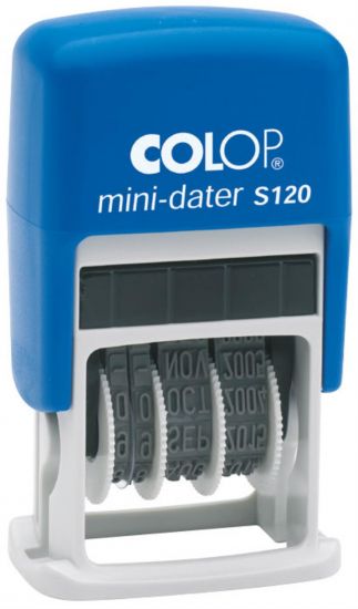 Datumovka Mini-Dater S120 - výška čísel 4 mm, samobarvicí