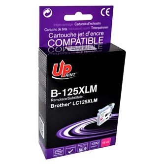 UPrint kompatibilní ink s LC-125XLM, B-125XLM, magenta, 1200str., 15ml