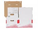 Archivační krabice Esselte Speedbox - bílá, 36,7 x 26,3 x 32,5 cm