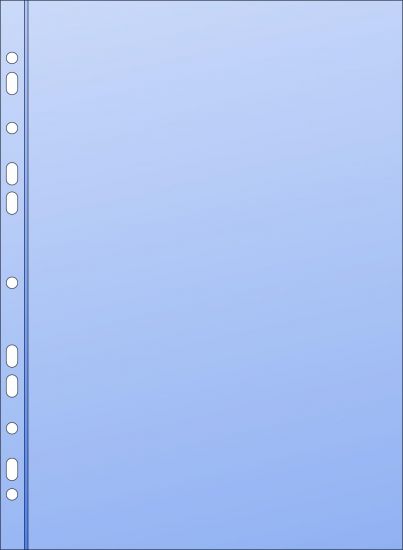 Barevné euroobaly - A4, lesklé, modré, 50 mic, 25 ks