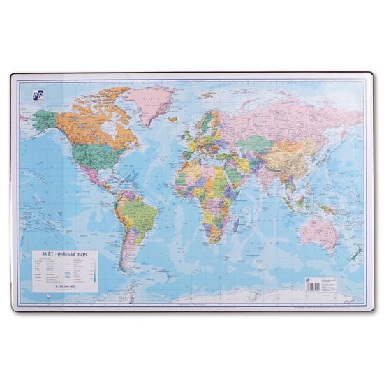 Podložka na stůl - mapa světa
