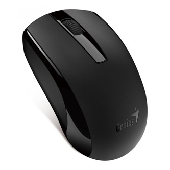 Myš bezdrátová, Genius Eco-8100, černá, optická, 1600DPI