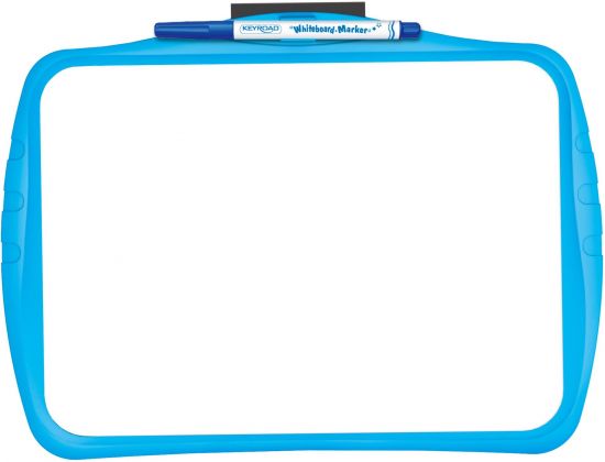 Oboustranně stíratelná tabulka KEYROAD - 22 x 29 cm, modrá