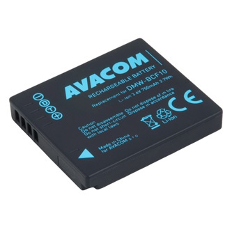 Avacom baterie pro Panasonic DMW-BCF10, Li-Ion, 3,6V, 750mAh, 2,7Wh, DIPA-CF10-B750