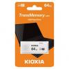 Kioxia USB flash disk, USB 3.0, 64GB, Hayabusa U301, Hayabusa U301, bílý, LU301W064GG4